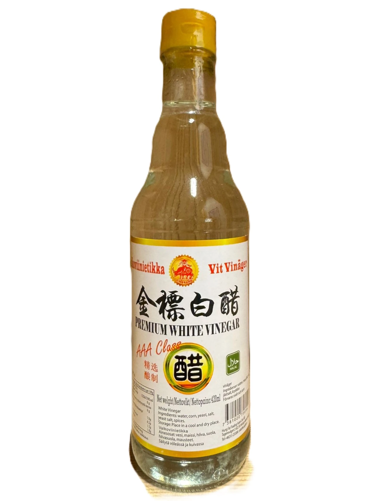 Vinäger OX Vit 550ml _(1pk/20)