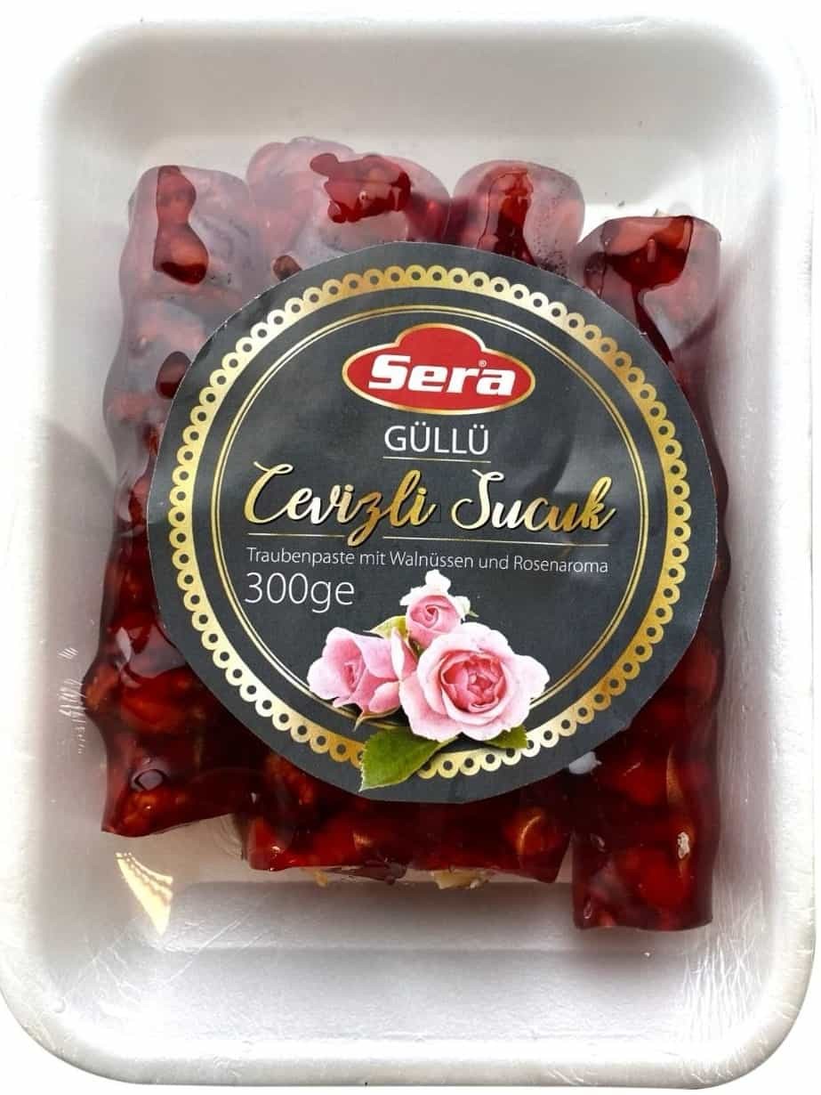 Valnötsdelikatess med Rosensmak Pestil Sucuk 300g ✖ 12