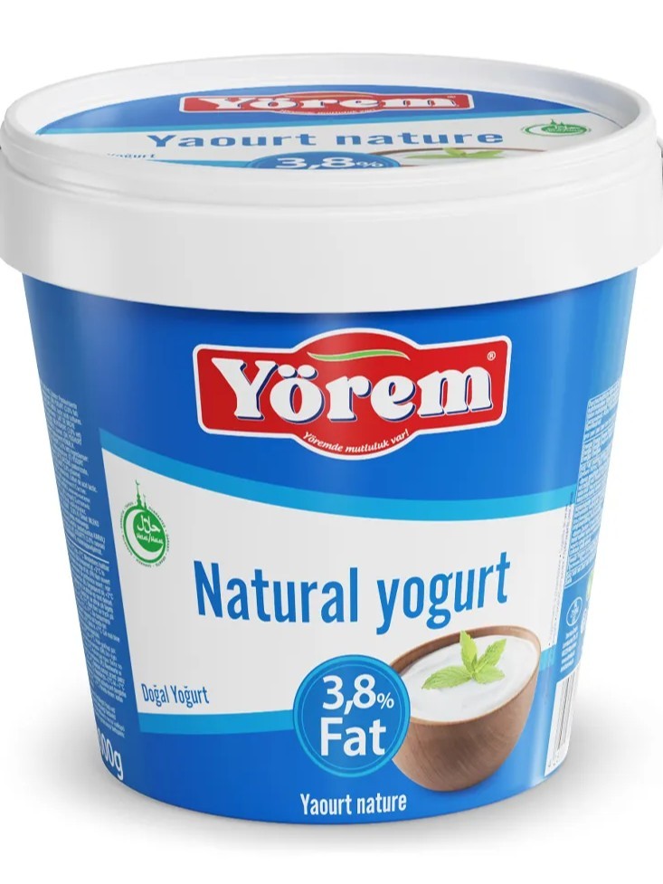 Naturlig Yoghurt 3,8% Fett 2000g *1