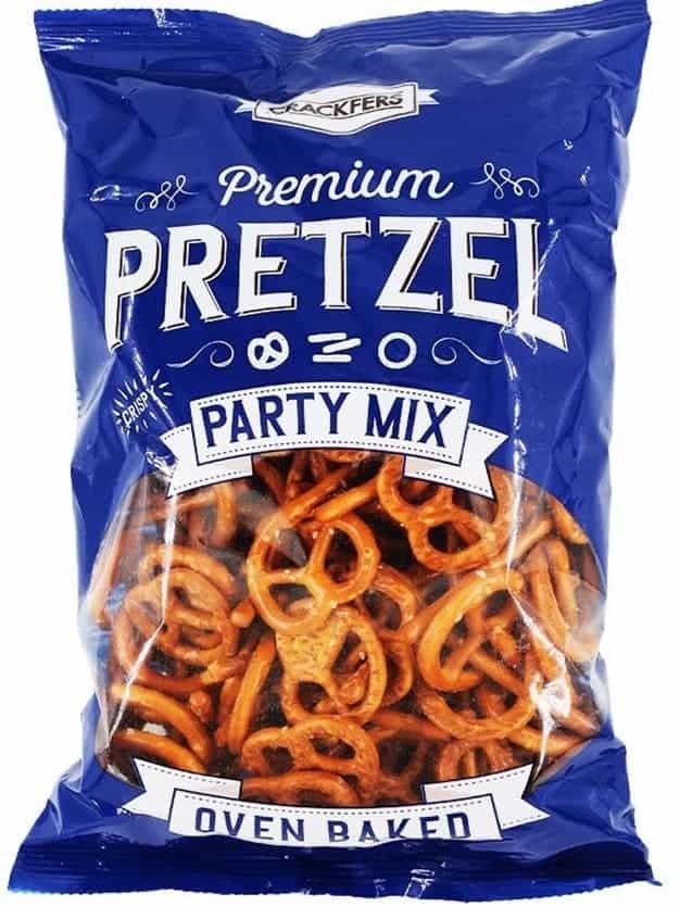 Crackfers Pretzel Party Mix - Ugnsbakat 300g ✖ 12