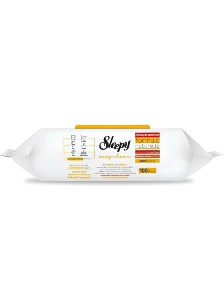 Easy Clean Yt-rengöringsservetter (Örtsåpa) 100 st ✖ 6