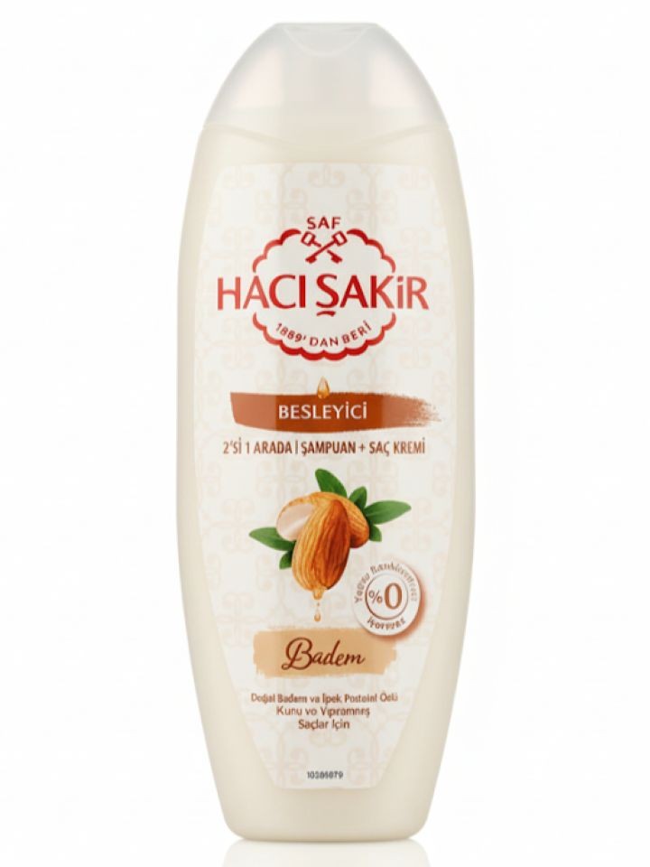 Mandel 2-i-1 Schampo+Balsam (För torrt hår) 500ml *12