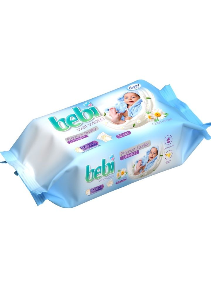 Våt Servetter Bebi med Kamomil 72pcs ✖ 24