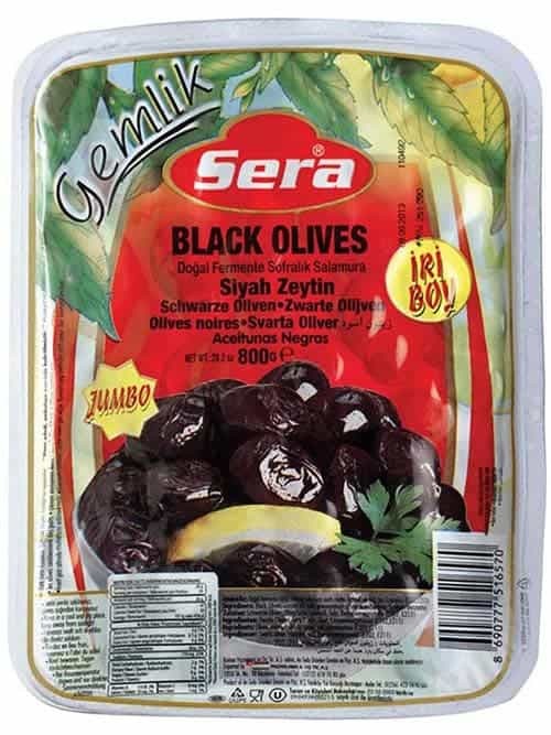 Svarta Oliver - Gemlik Svart Diamant (Jumbo)- vakuum 800g ✖ 12