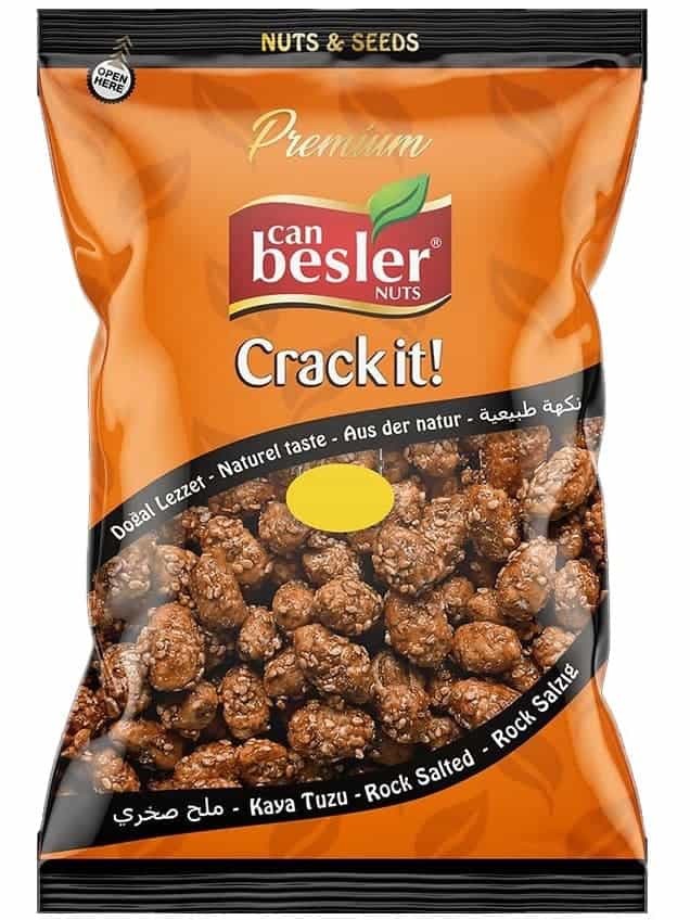 Jordnötter med Sesamsås 180g ✖ 12