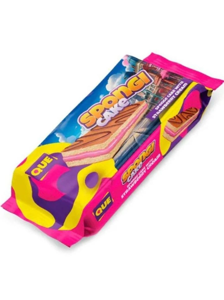 SPONJY - Jordgubbskrämstårta 180g _(1 pk/20)