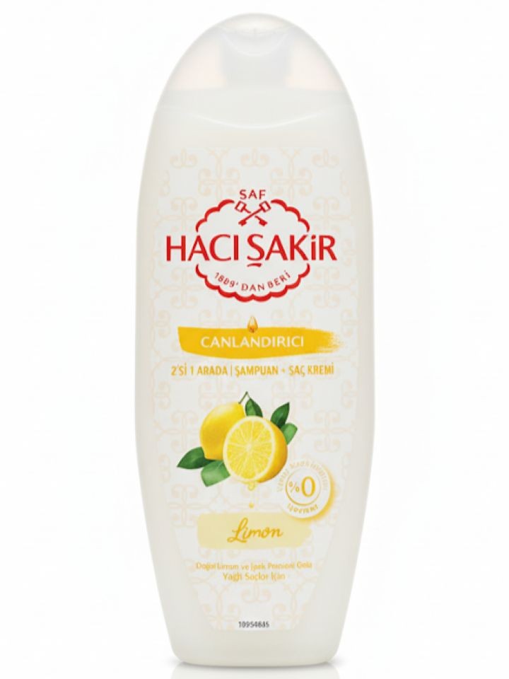 Citron 2-i-1 Schampo+Balsam (För fett hår) 500ml *12