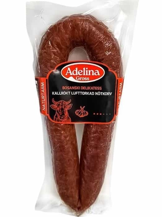 Bosnisk Kallrökt Nötkorv (Sudzuk) Paprika 450g ✖ 11