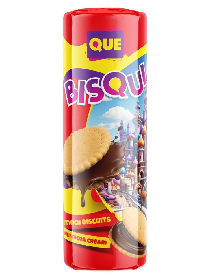 BISQUI - Kakaokrämsandwichkex 500g ✖ 12