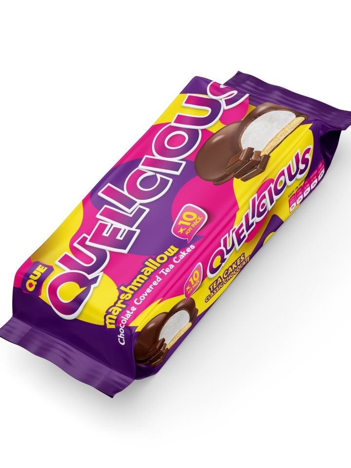 QUELICIOUS - Marshmallow Chokladöverdragna Tekakor 120g ✖ 24