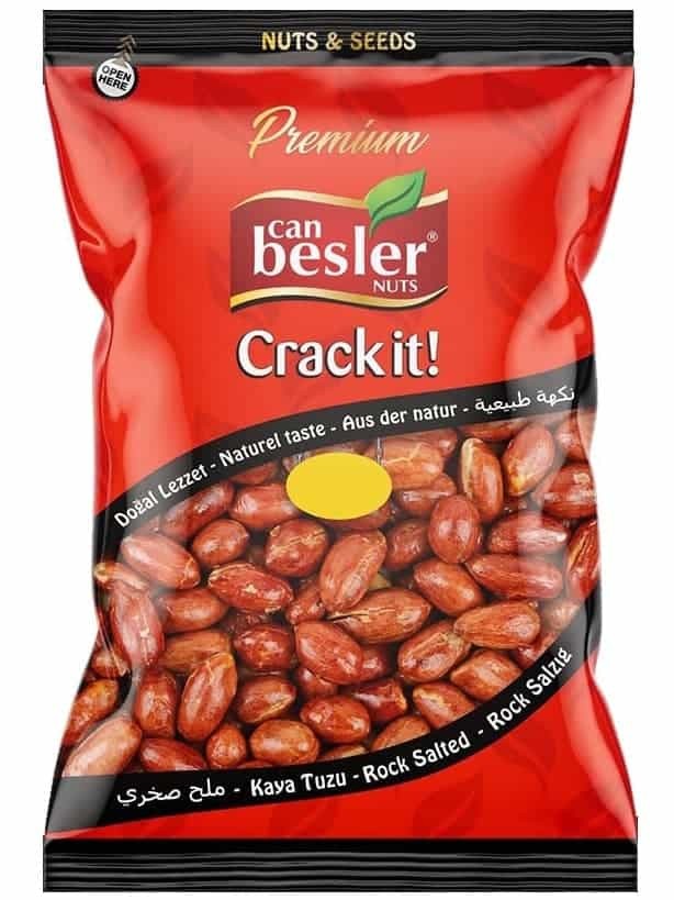Jordnötter med Havssalt 180g ✖ 12