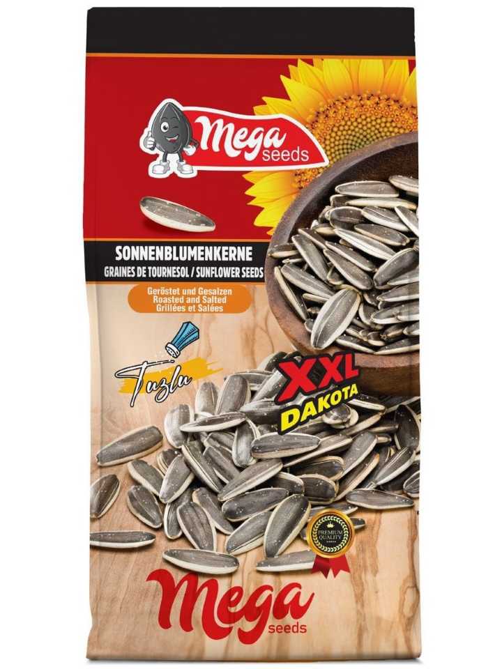 Dakota Solrosfrön - Saltade Quadro 125g _(1 pk/28)