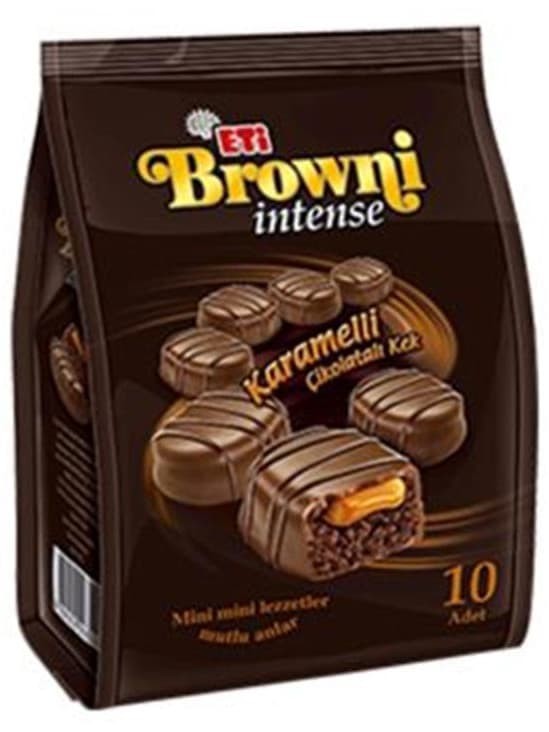Browni Intense Chokladkaka med Karamel 160g ✖ 12