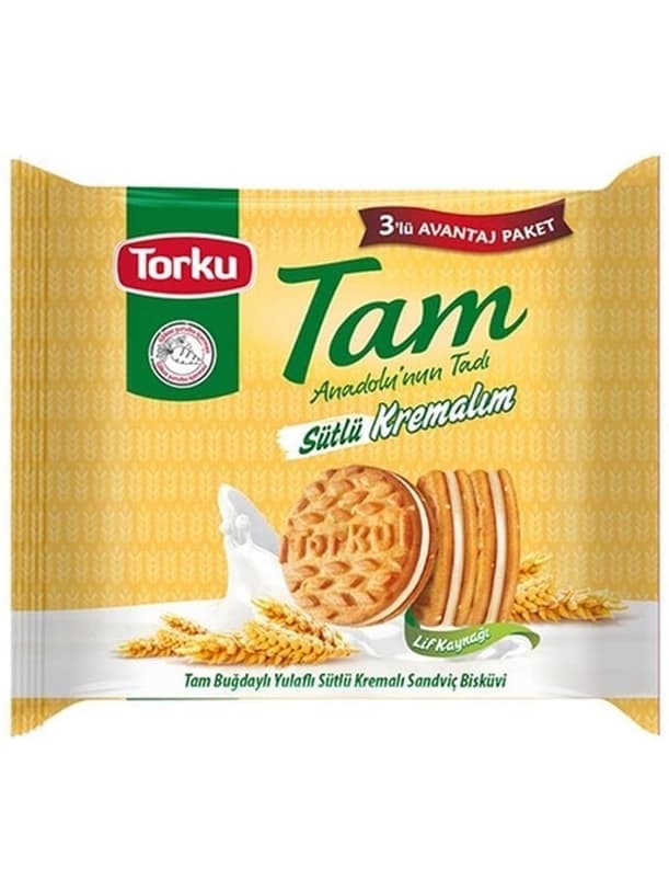 Fullkorn & Havre Mjölkkrämfylld Sandwichkex (3-pack) ✖ 12