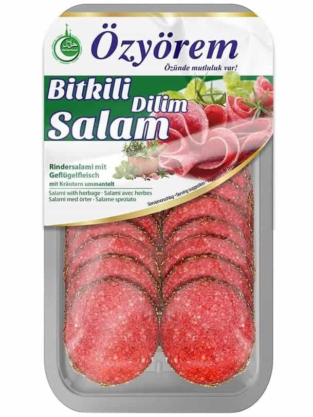 Nötkött Salami Skivor med ört 80g ✖ 12