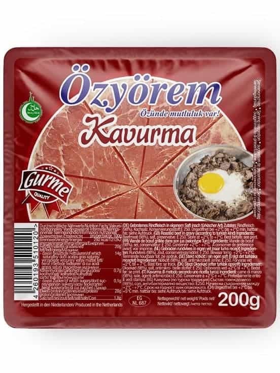 Kavurma - Kokt Nötkött 200g ✖ 12