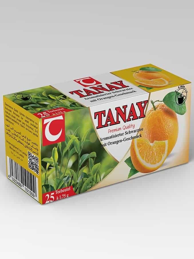 Tanay - Orange Flavored Black Tea (25 Tea Bags)