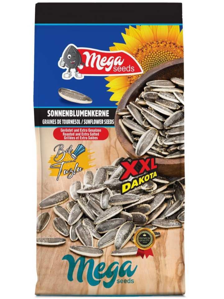 Dakota Solrosfrön - Extra Saltade Quadro 125g _(1 pk/28)