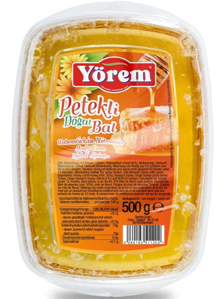 Naturlig Kam Honung 500g ✖ 12