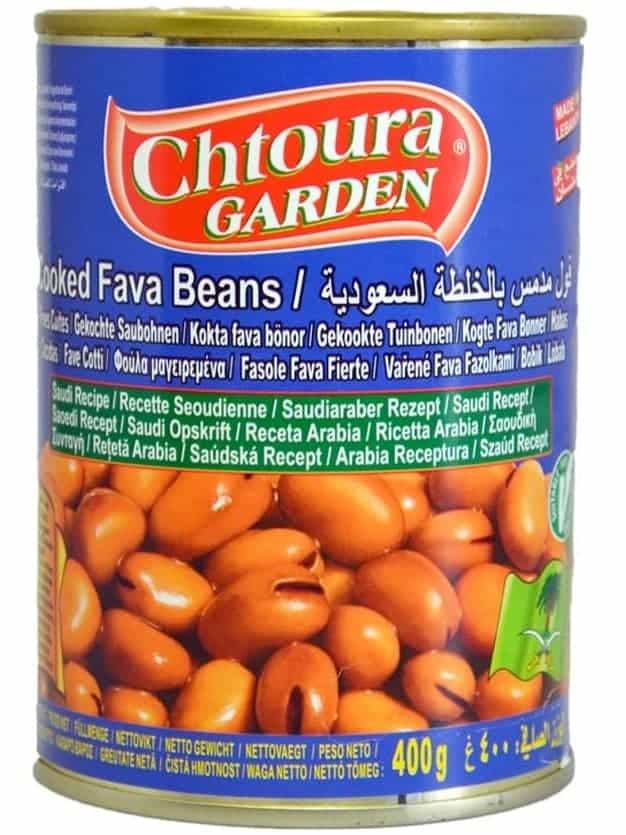Saudisk Stil Kokta Bondbönor med Tomater - Foul Medames 400g ✖ 24