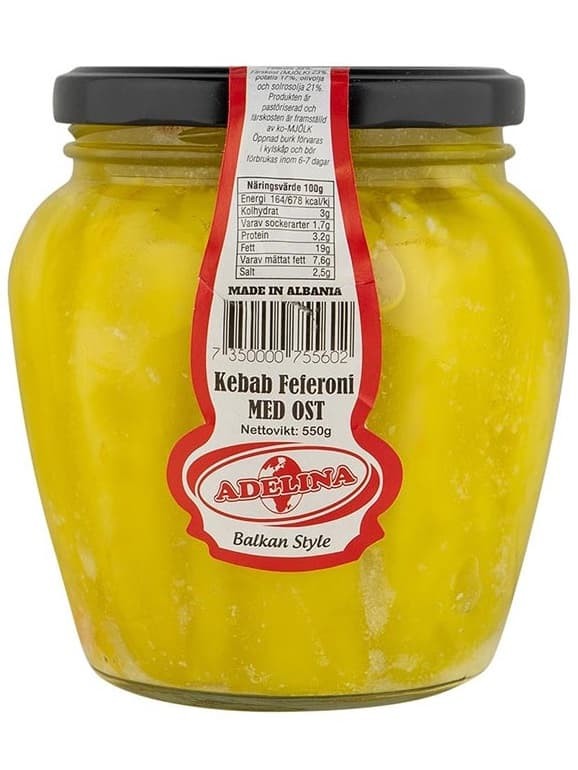 Feferoni med Ost 550g ✖ 6