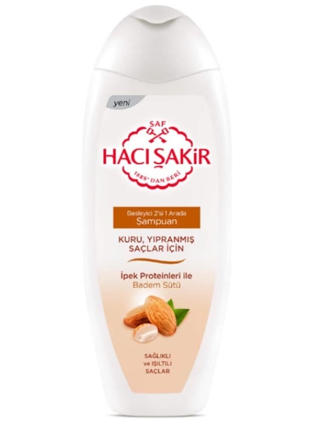 Mandelschampo 2-i-1 (För Torrt & Skadat Hår) 500ml ✖ 12