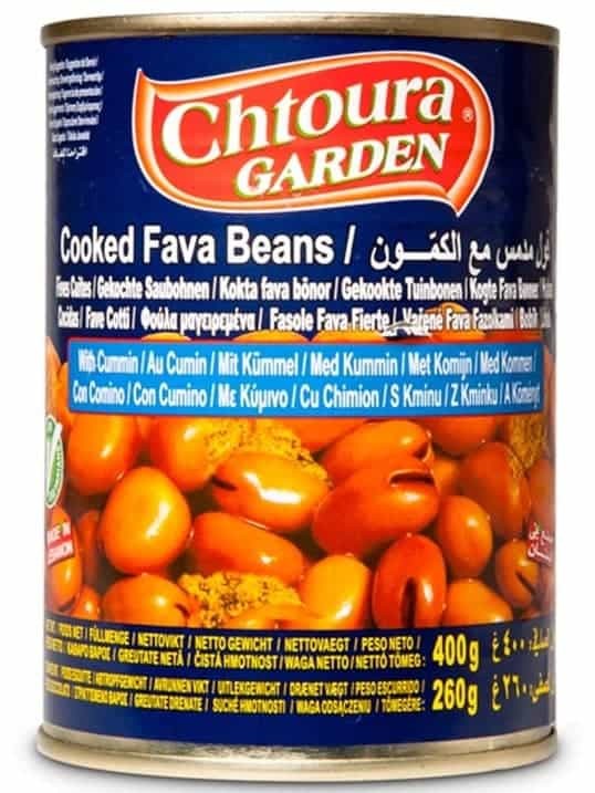 Kummin Kryddade Kokta Bondbönor - Foul Medames 400g ✖ 24