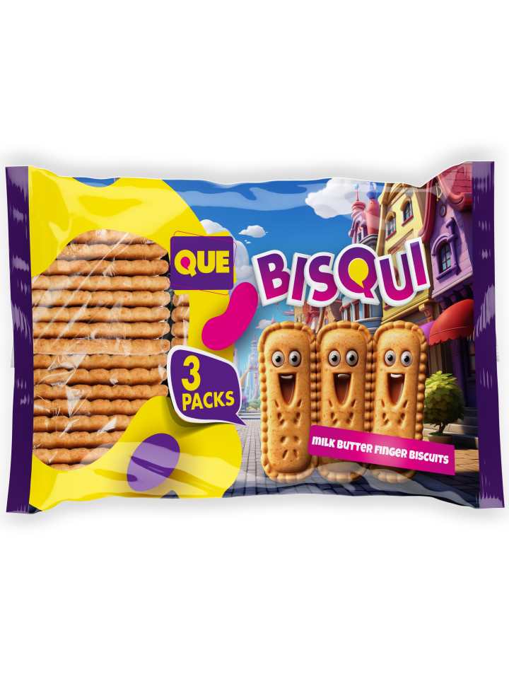 BISQUI - Milk and Butter Finger Biscuits 300g