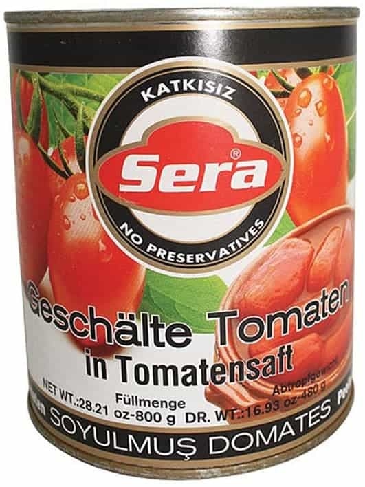 Skalade Hela Tomater i Burk 800g ✖ 12