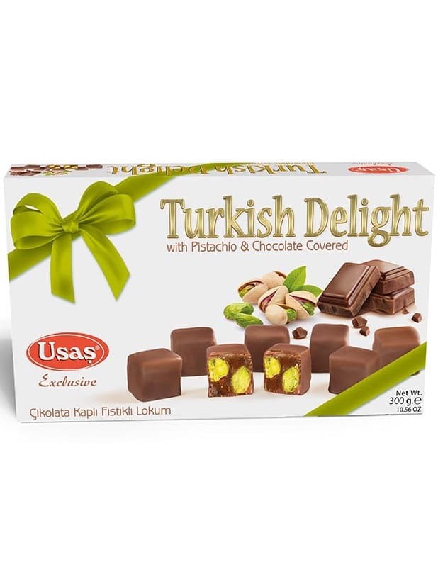 Turkisk Delight - Pistage Chokladöverdragen 300g ✖ 12