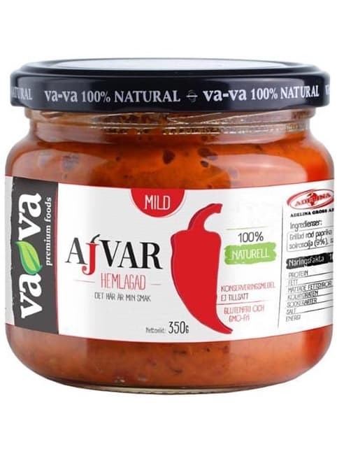 Hemgjord Mild Ajvar 350g ✖ 12