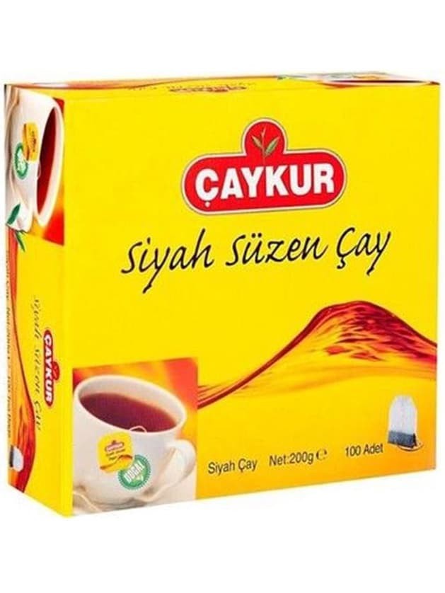 Svart Te Påsar - 100 Tepåsar 200g ✖ 16