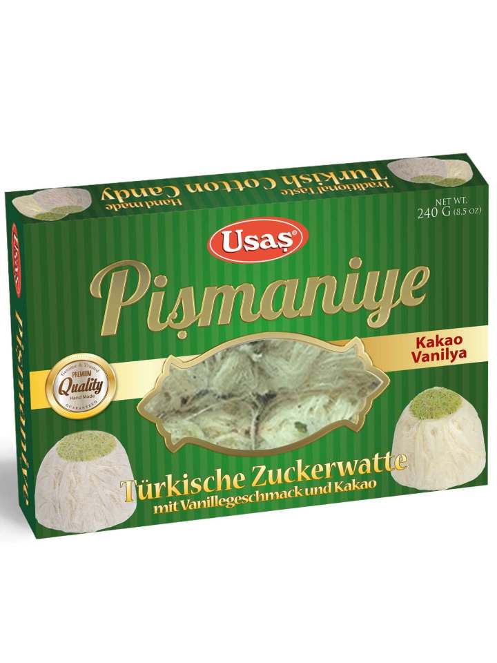 Pismaniye (Turkisk Sockervadd) - Kakaovaniljsmak 200g _(1 pk/12)