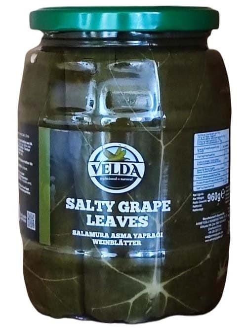 Saltade Vindruvsblad i Glasburk 1062cc ✖ 6