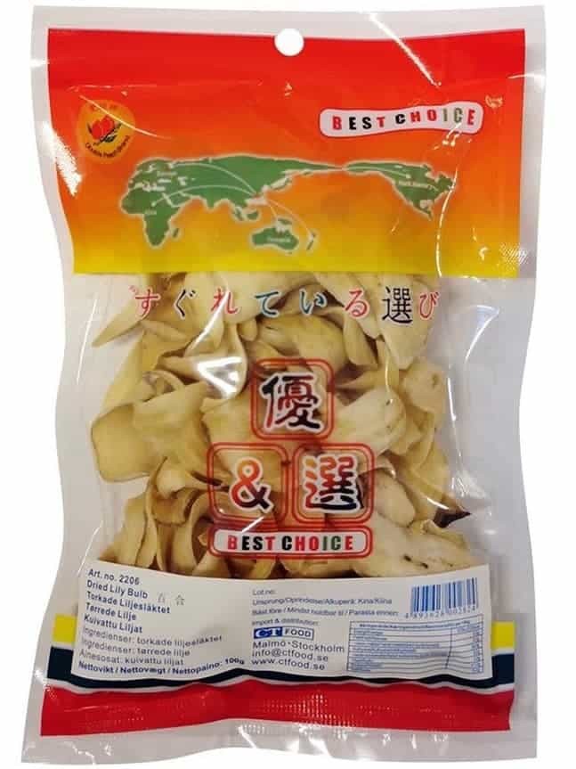 Torkade Liljelökar 100g ✖ 25