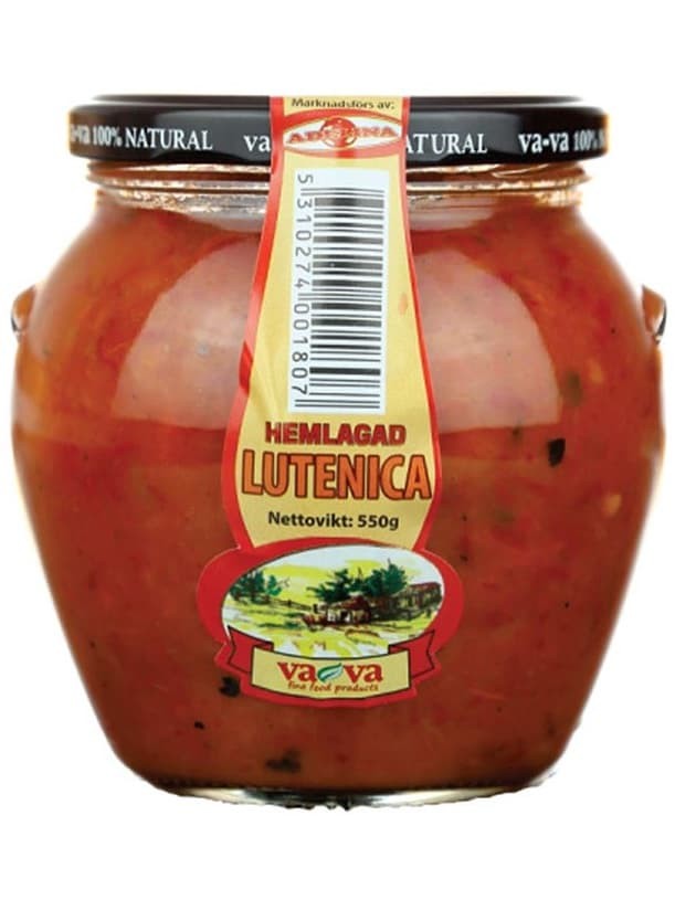 Hemlagad Lutenica 550g ✖ 6