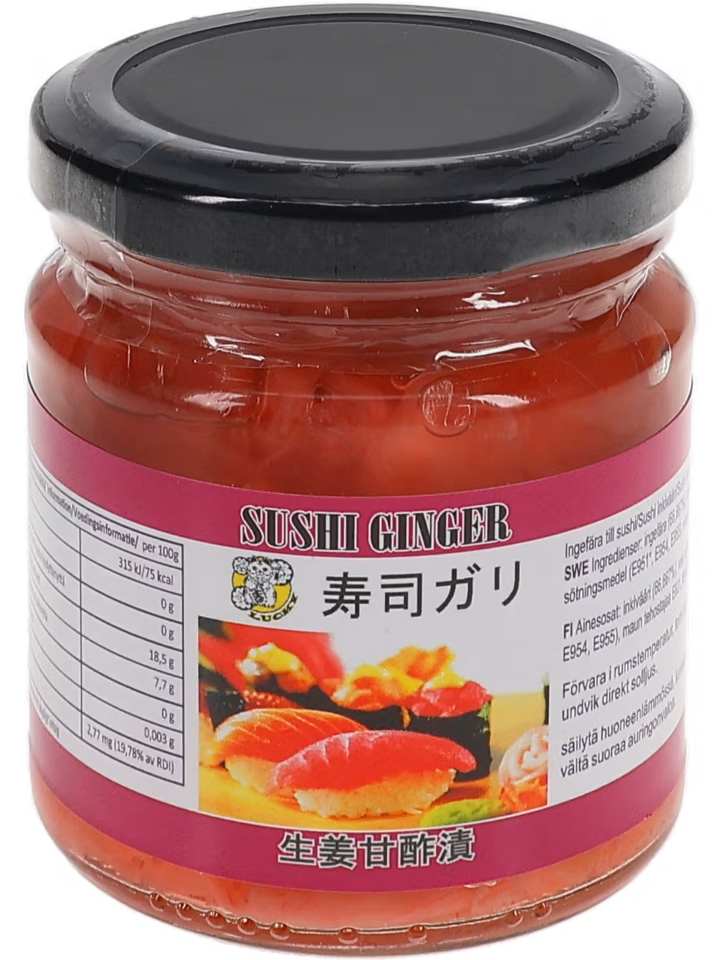 Sushi Ingefära Röd 110g *glas _(1pk/24)