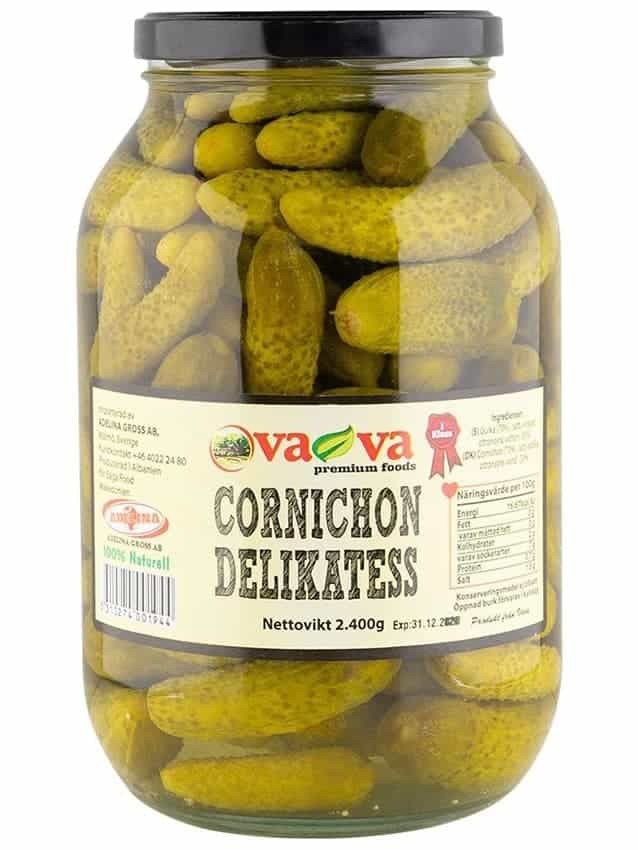 Delikatess Cornichons 2000g ✖ 6