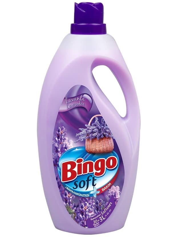 Bingo Soft - Sköljmedel (Lavendeldoft) 3L ✖ 6