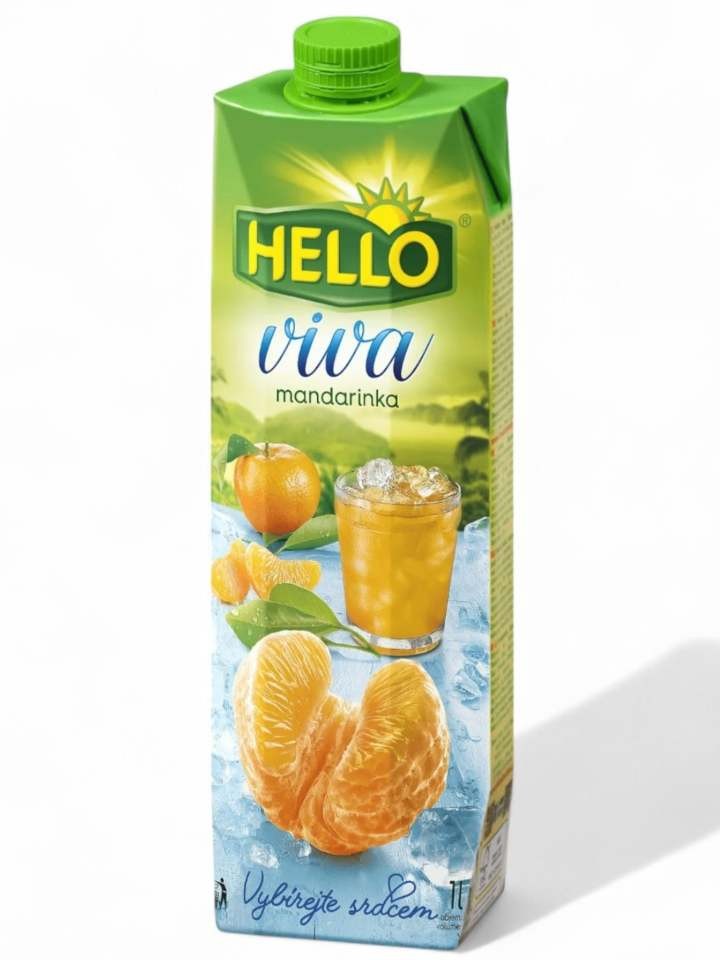 Viva Mandarin Vitamin Dryck 1L ✖ 12