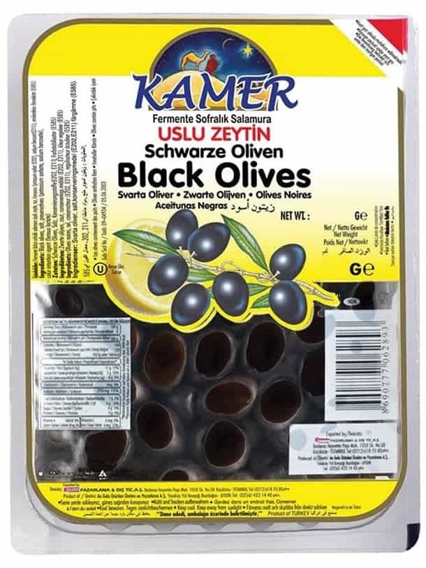 Uslu Svarta Oliver Vakuumförpackade 400g ✖ 24