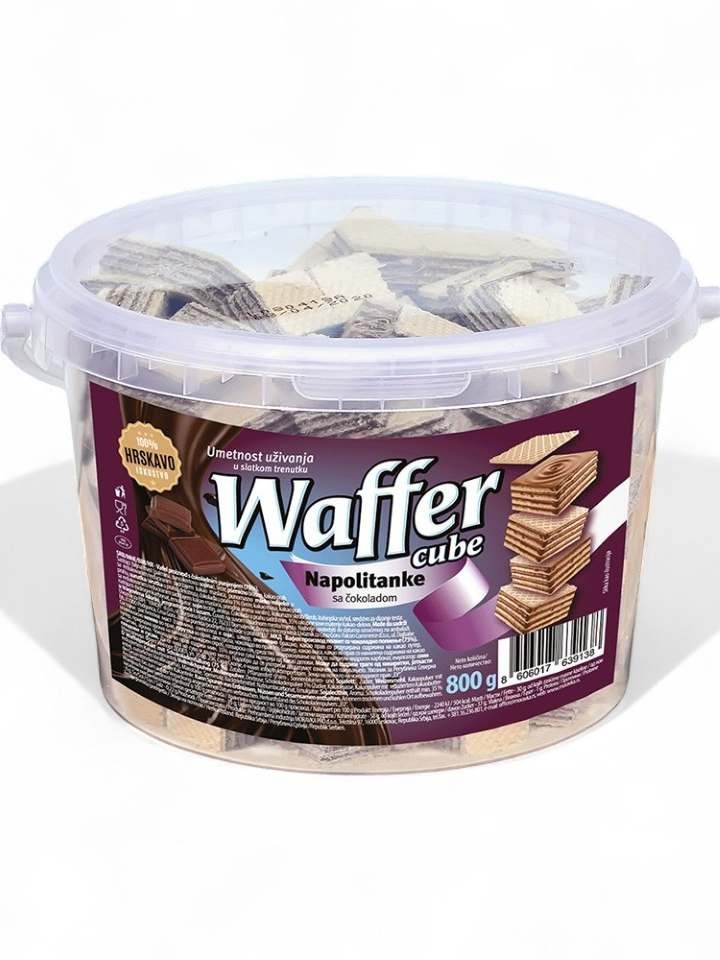 Napolitanke Wafer Cubs M Mjölk&Choklad




Fyllning 800g *1