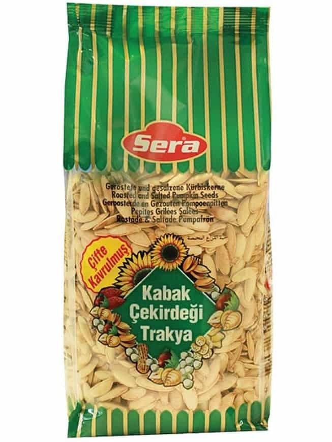 Dubbelrostade Pumpafrön Långa Trakya 600g ✖ 12