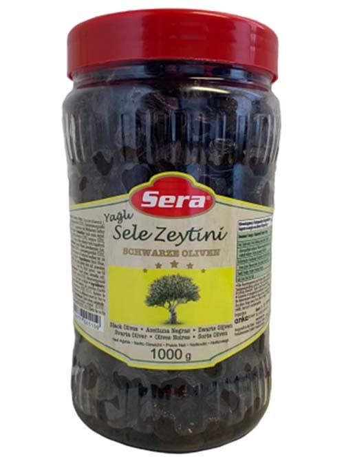 Gemlik naturliga svarta oliver 1600ml ✖ 6