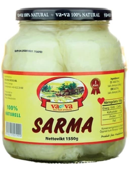 Sarma Kålblad 1550g ✖ 6