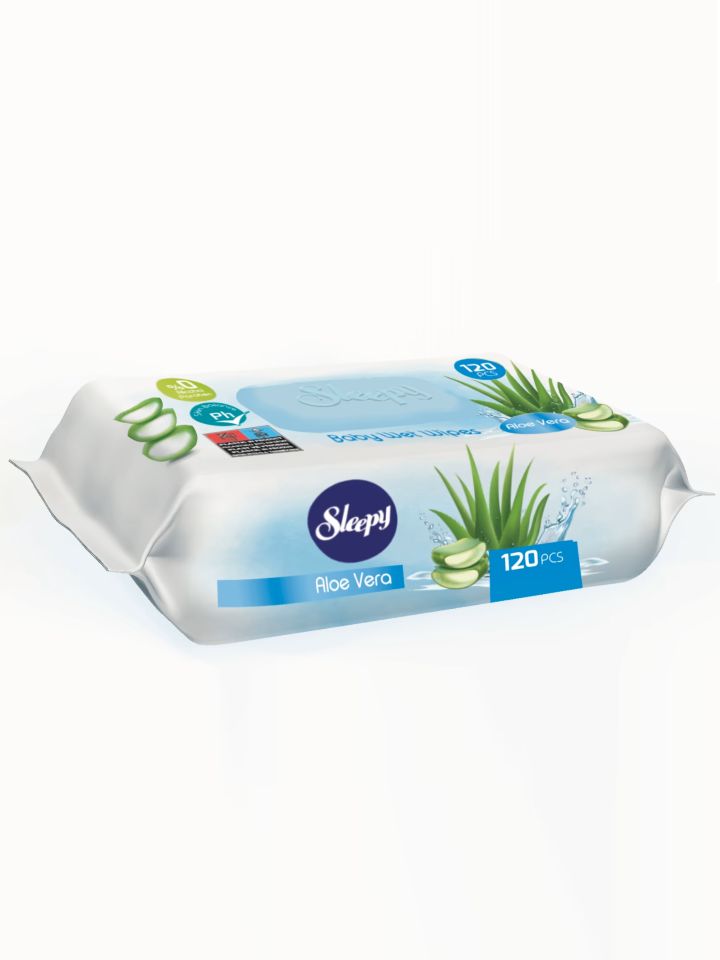 Våtservetter Aloe Vera 120 st ✖ 12
