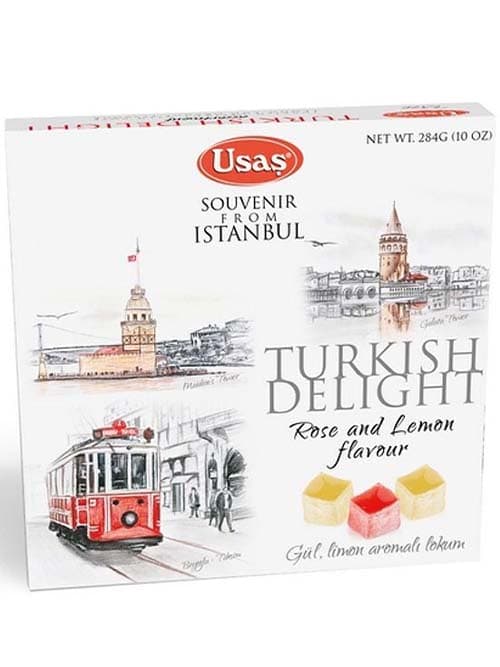 Turkish Delight - Lemon and Rose Flavored 284g