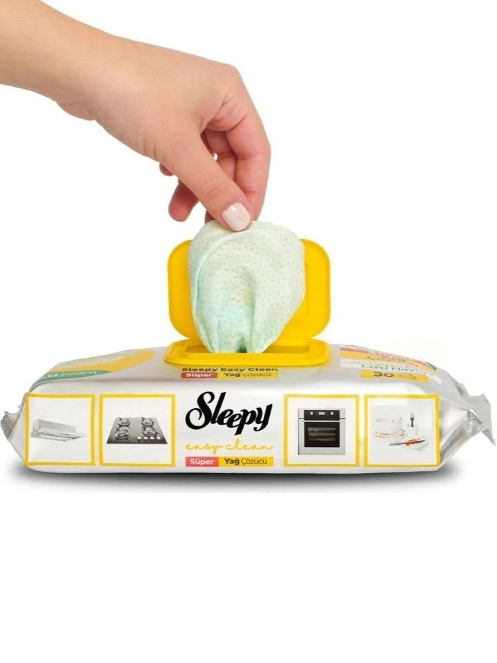 Easy Clean Våtservetter (Köksolja Borttagningsmedel) 30st _(1 pk/12)
