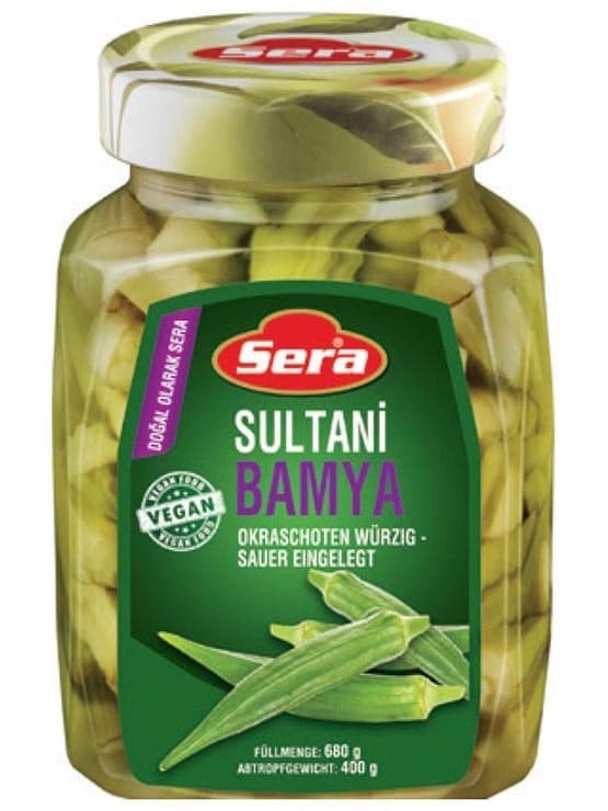 Konserverad Okra - Sultan 720ml ✖ 12