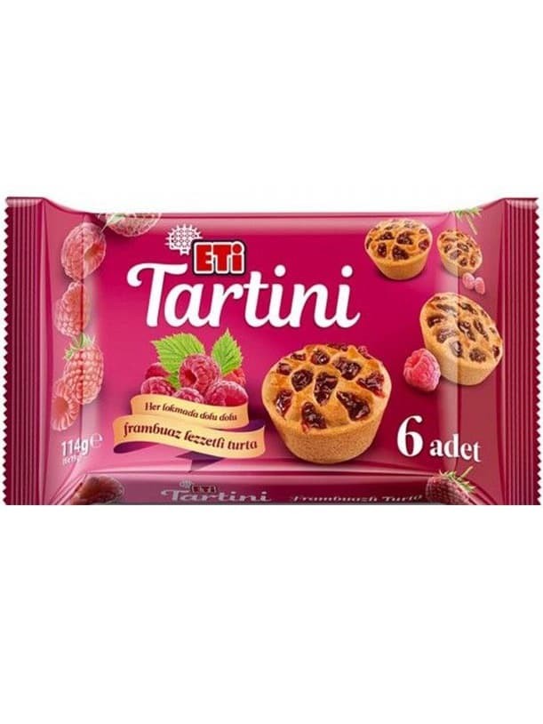 Tartini Hallontårta 6-stycken 114g ✖ 14